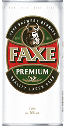 Bild von Faxe Premium Quality Lager Beer  1L