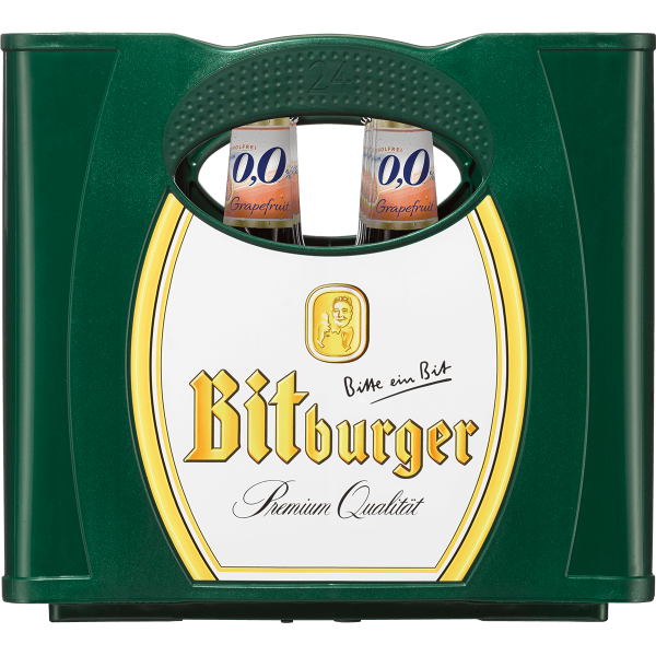 Bild von Bitburger Grapefruit 0,0% alkoholfrei  4x6x0,33