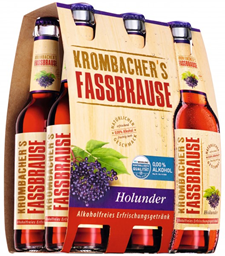 Bild von Krombacher Fassbrause Holunder  6 x 0,33L