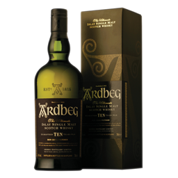 Bild von Ardbeg Whisky 10 Years 46% in Geschenkpackung  1 x 0,7L